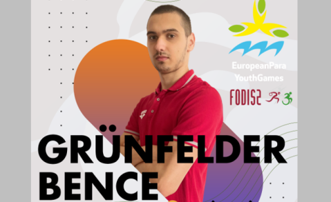 Grünfelder Bence, az Európai Ifjúsági Parajátékok egyik résztvevője